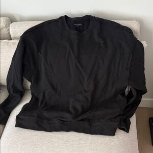 All Saints Men's Black Sweater